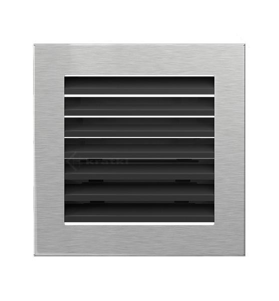 Větrací krbová mřížka Fresh 17x17 cm brus