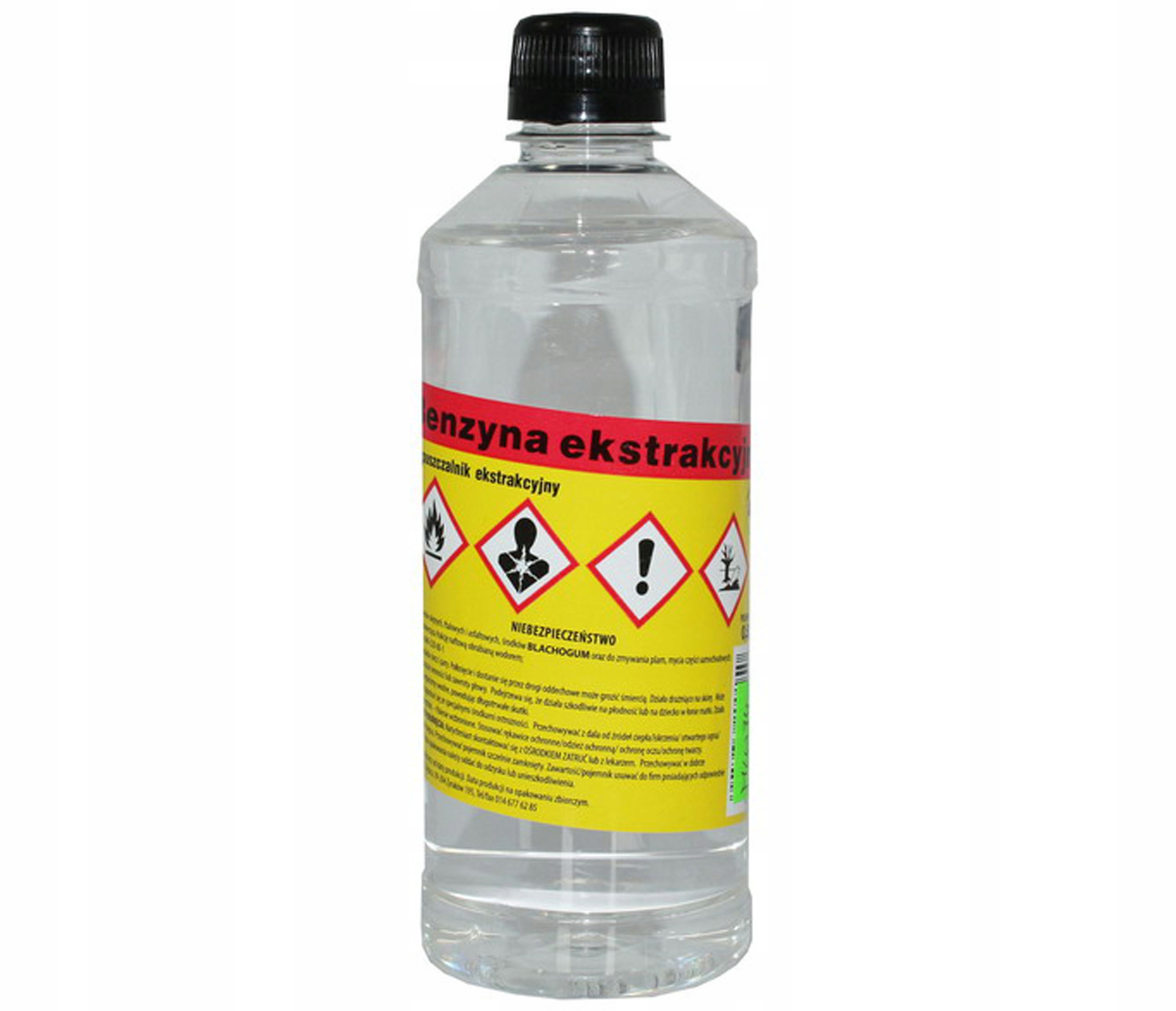 

Benzyna Ekstrakcyjna Rozpuszczalnik Czyści 500ml