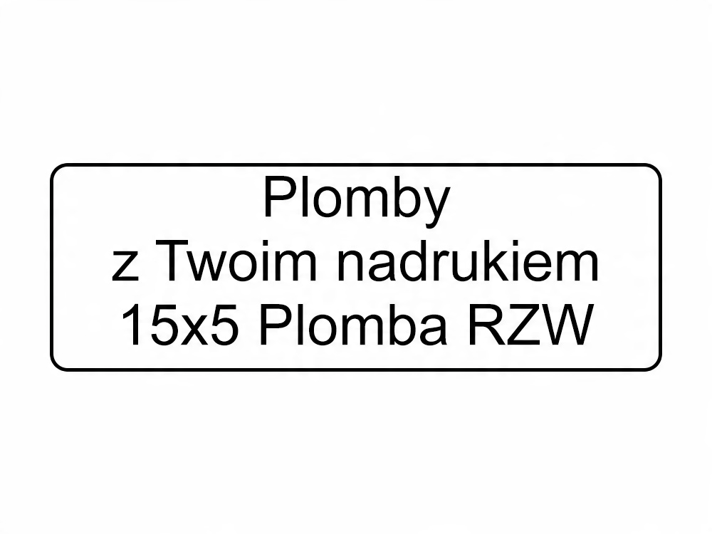 

Plomby Gwarancyjne 15x5 Folia Rzw 1000 Szt