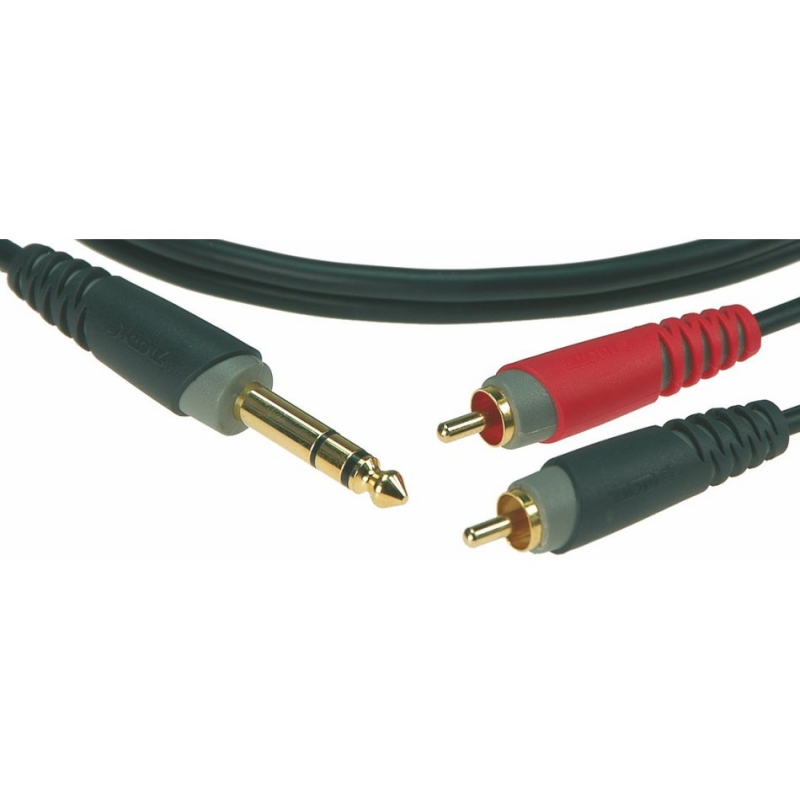 

Klotz AY3-0300 2 x Rca 1 x Jack Stereo 3 metry