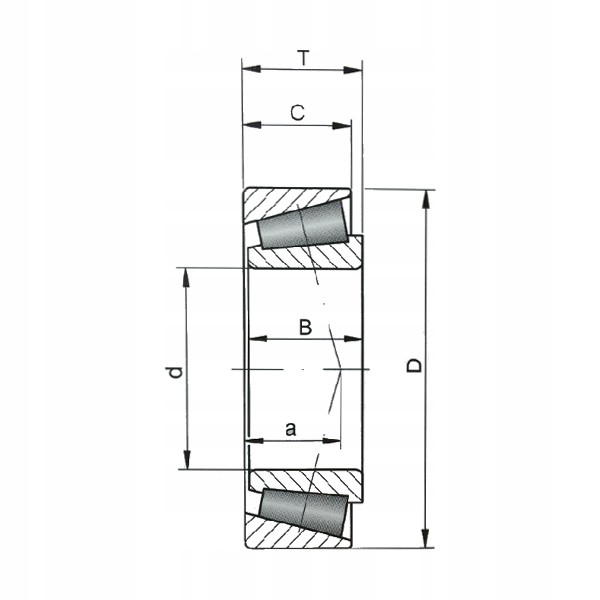 

Łożysko LM 12749/12710 Fersa 21,986x45,237x15,494