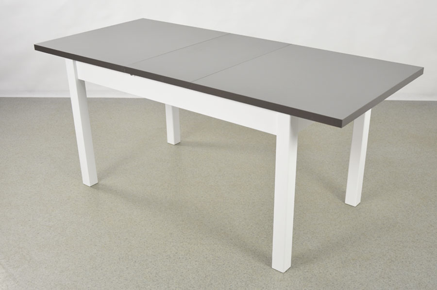 Zestaw 8 krzeseł z drewna i STÓŁ LAMINAT 80x180 Wysokość krzesła 94 cm