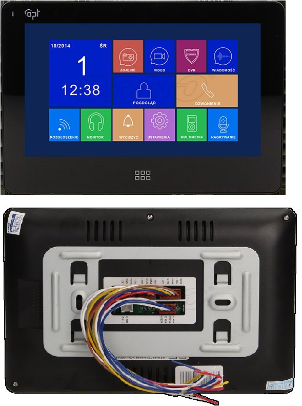 

Wideo Monitor Bezsłuchawkowy LCD 7'' Do Serii Ex