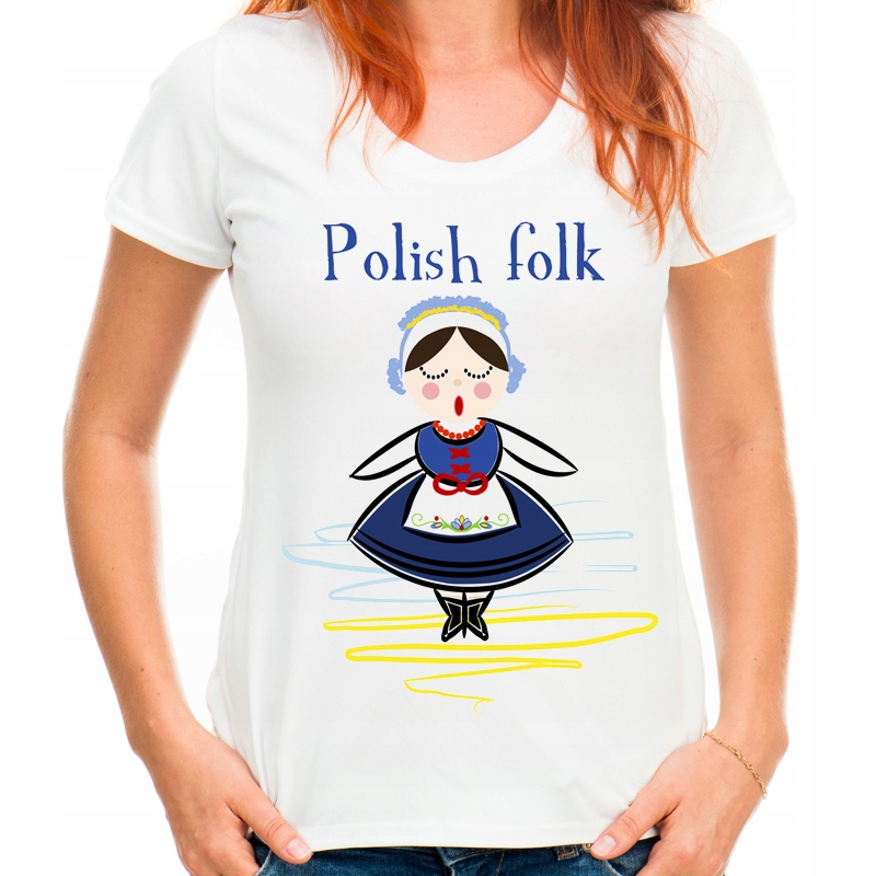 

Koszulka polish folk folkowa pamiątka z Polski XXL