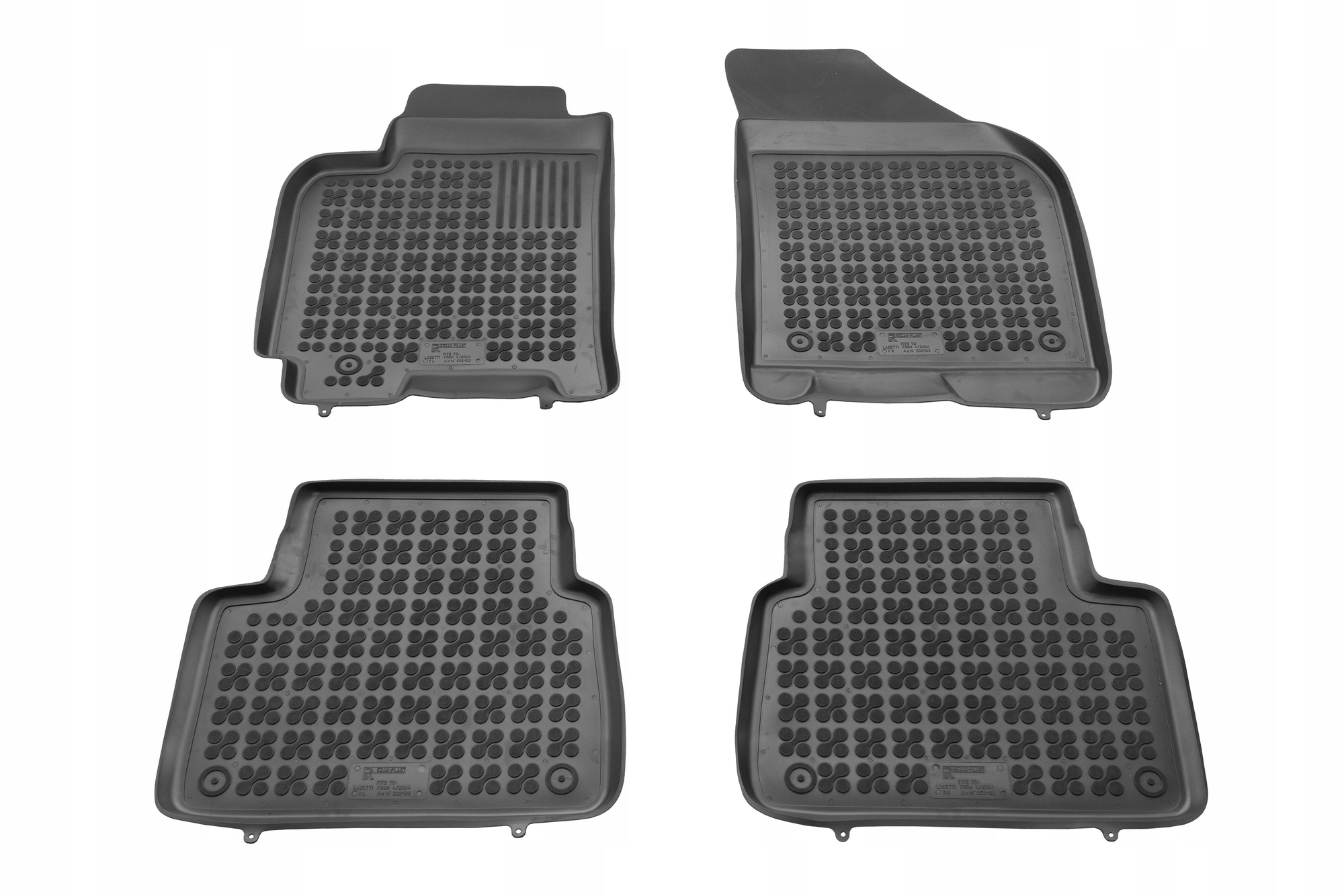 Коврики Резав-Пластик резиновые 202102 4 el.