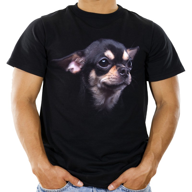 

Koszulka z psem chihuahua pies cziłała t-shirt -L