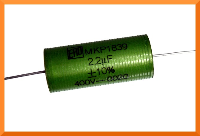 [2szt] Kondensator polipropylenowy 2.2uF 400V 10% MKP1839 osiowy Ero