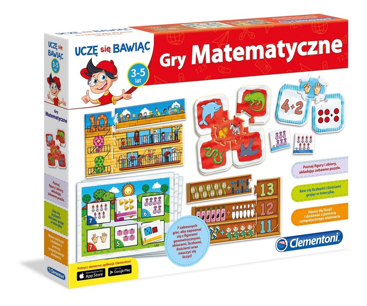 Gry Naukowe Dla Dzieci 8 Lat GRY EDUKACYJNE MATEMATYCZNE NAUKOWE Clementoni - 6543378204 - oficjalne