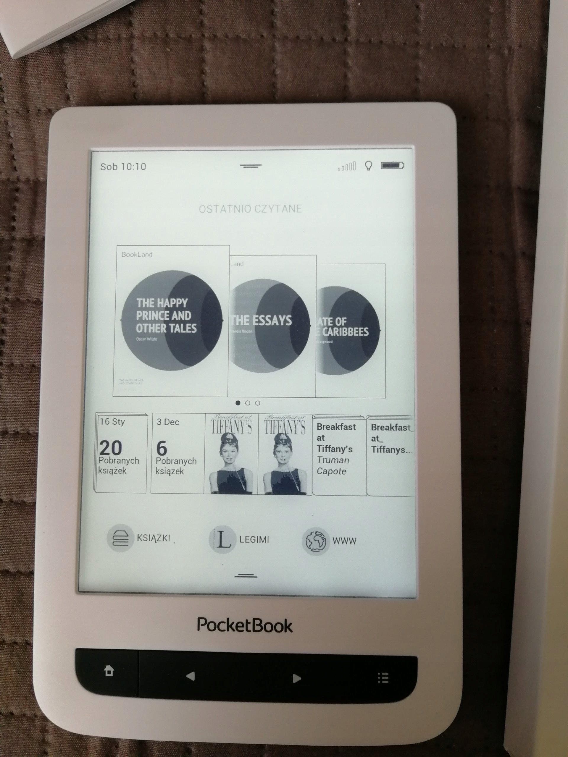 Czytnik PocketBook Touch Lux 3 - 7419100694 - oficjalne archiwum allegro