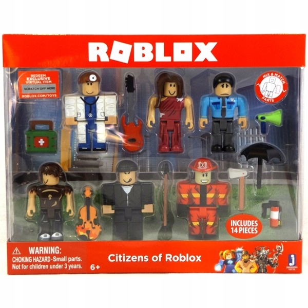 Roblox 6 Pak Figurek Tm Toys 10732 7779627182 Oficjalne - roblox figurka z gry figurki dla dzieci allegropl