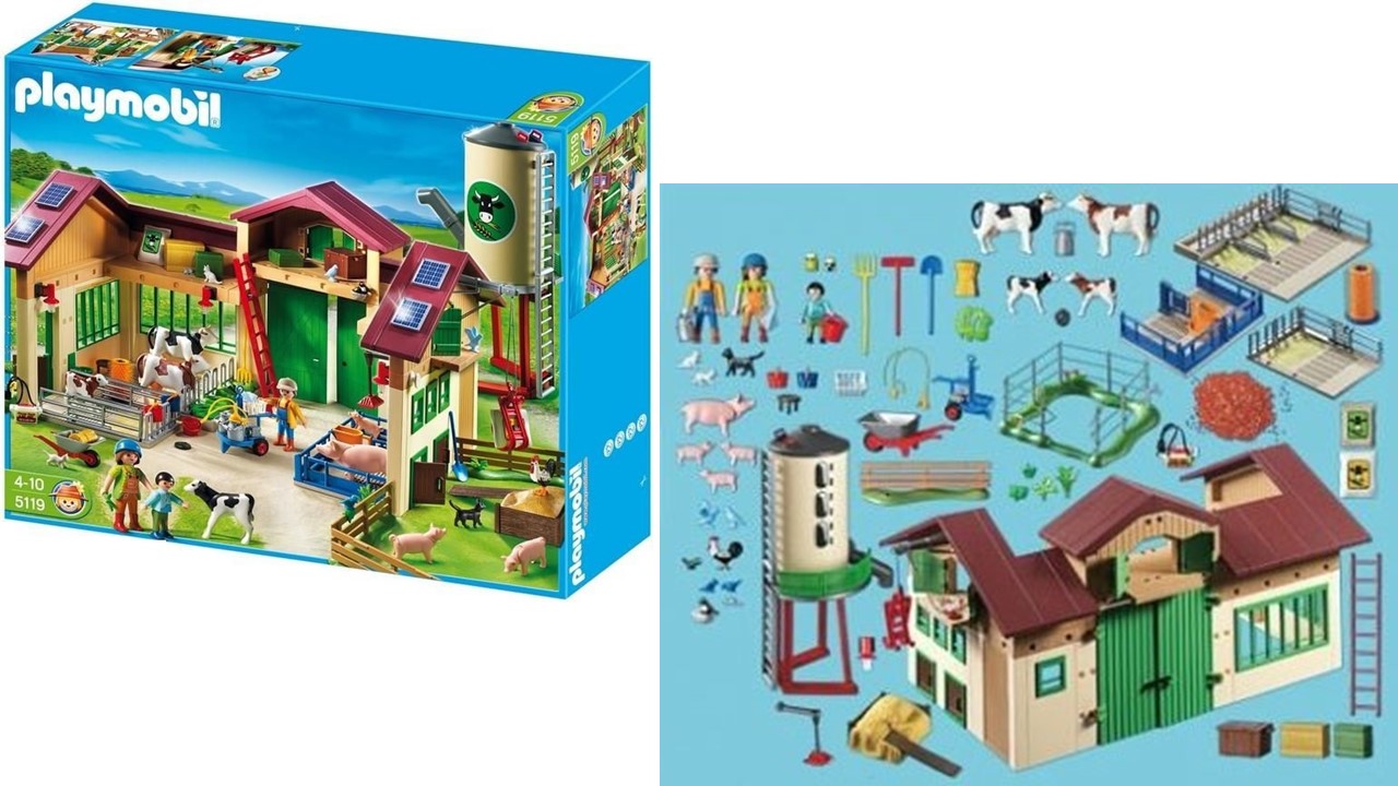 Playmobil 5119 Duża Farma Z Silosem Gospodarstwo 7308891894 Playmobil 5119 Duża Farma Z Silosem Gospodarstwo 7308891894
