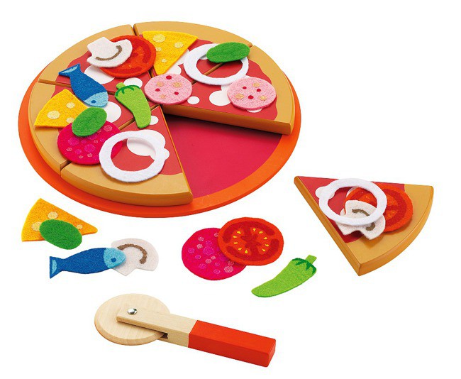 SKLEP PIZZERIA DREWNIANA PIZZA ZABAWKI DREWNIANE 6935803208