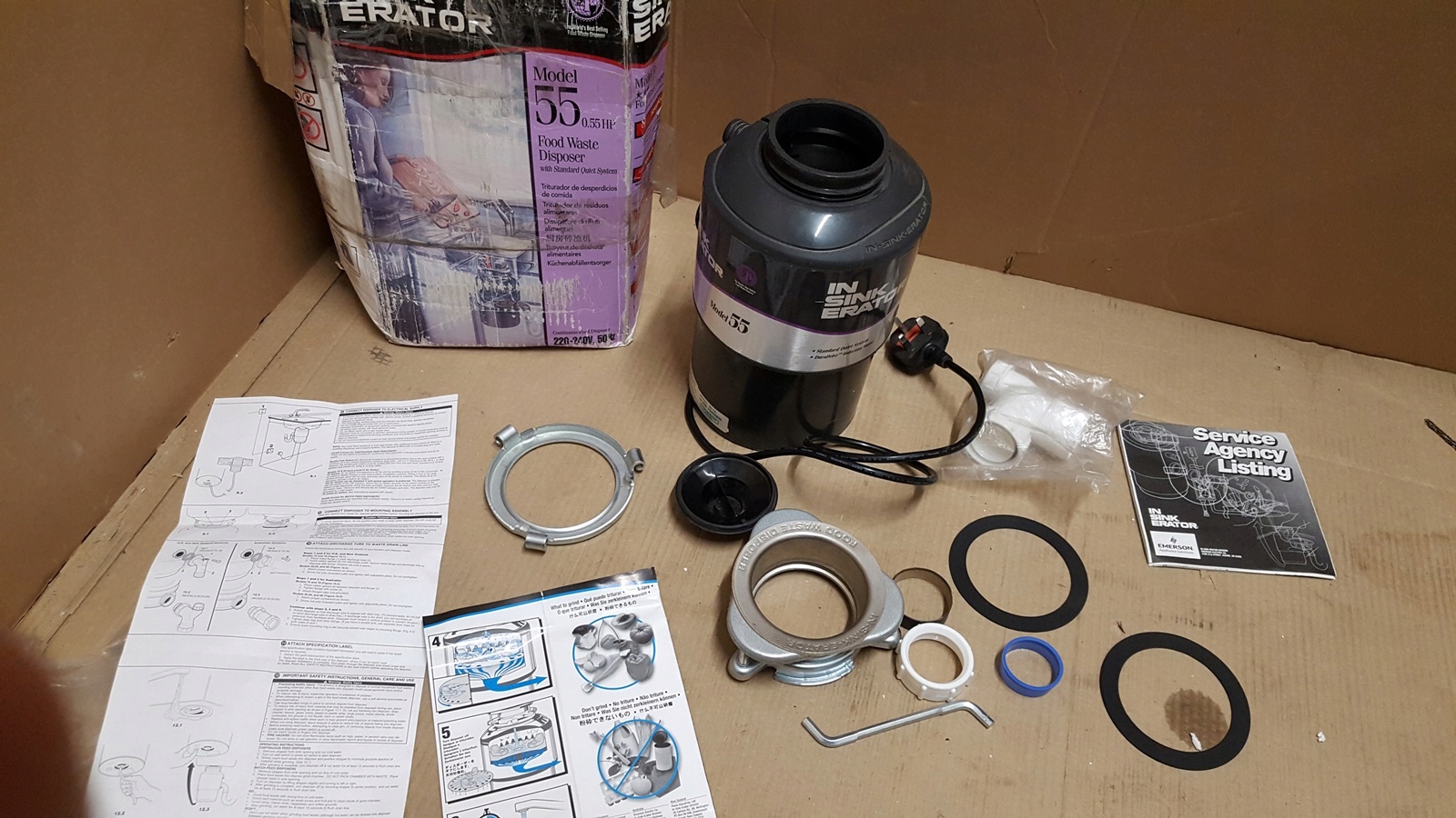 Młynek do odpadów INSINKERATOR Model 55 Rozdrabnia 7461241383