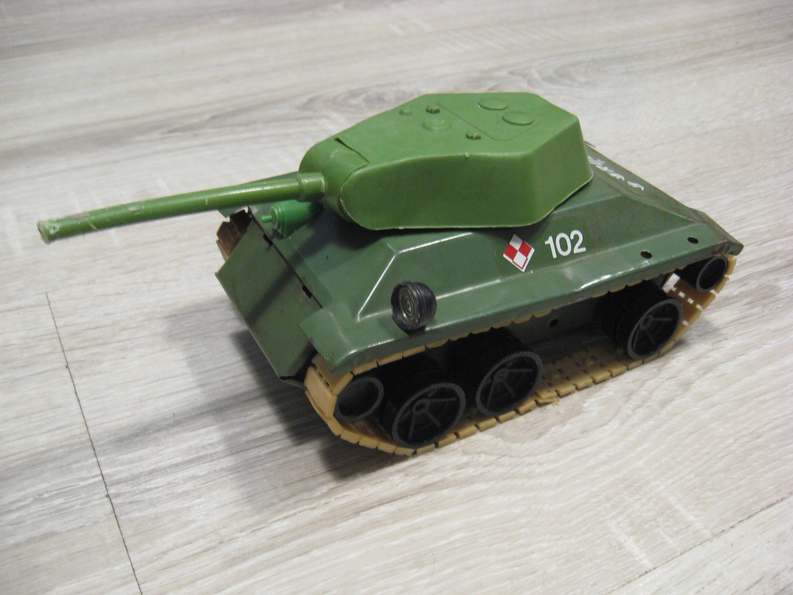 Stara Zabawka Czołg Rudy 102 Stara Zabawka Czołg Rudy 102
