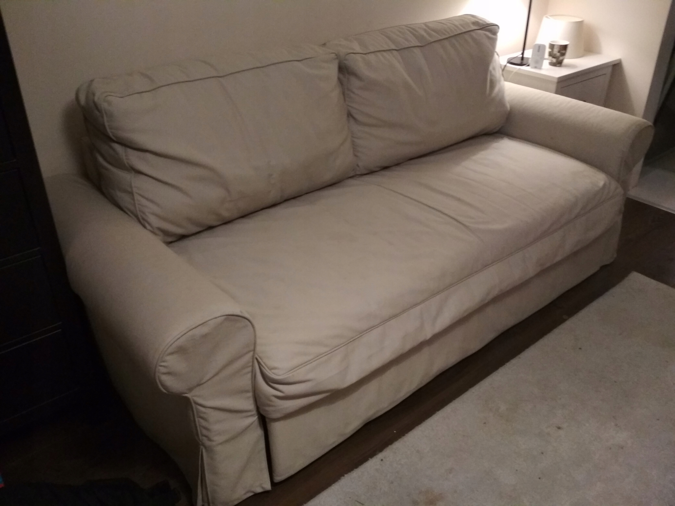 BACKABRO Sofa trzyosobowa rozkładana, Ikea 7707019395 oficjalne