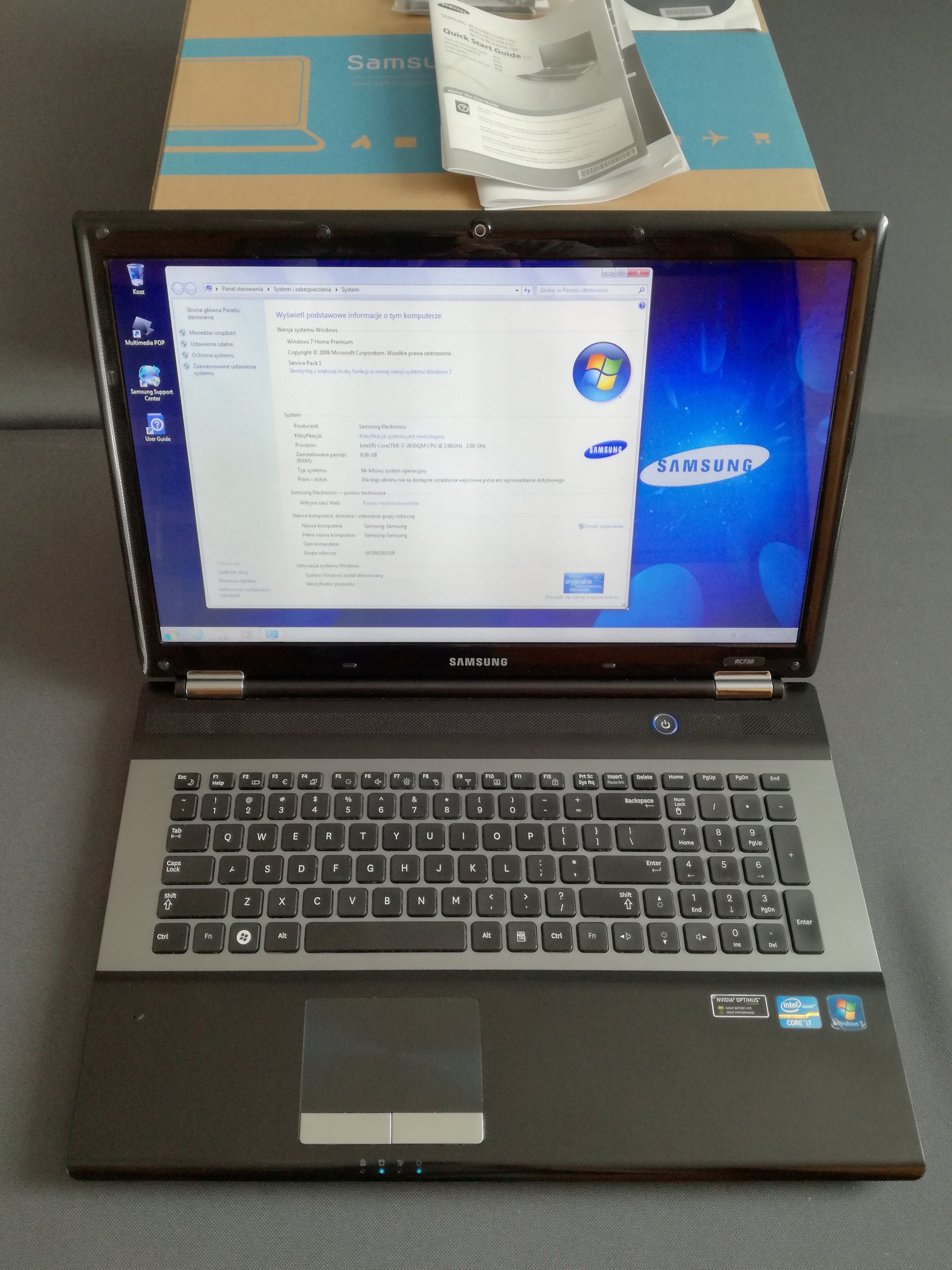 Разборка компьютера samsung rc730