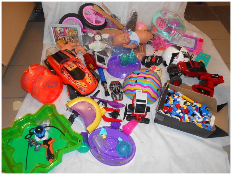 Mix Zabawki Używane I Nowe 25 Szt Uszkodzone