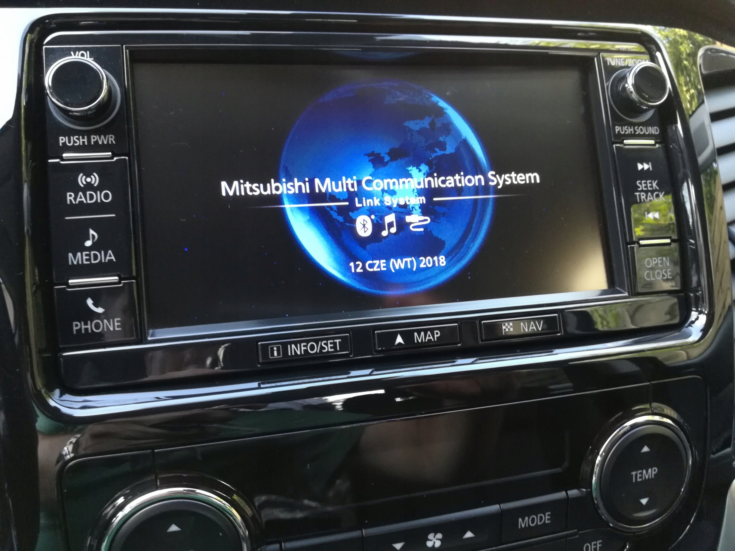 Radio Nawigacja Mitsubishi MMCS SD W15 Outlander
