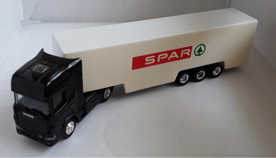 Metalowy Model Tir Ciężarówka Scania Spar 7505643861 Oficjalne