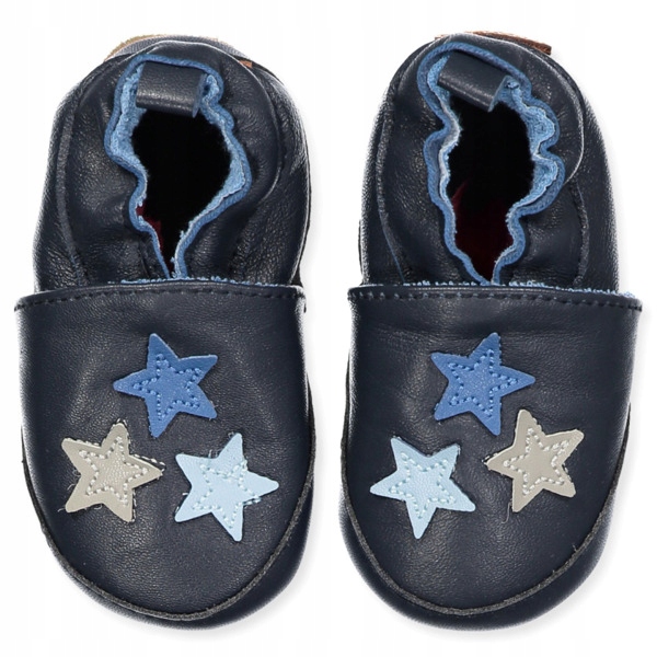 MELTON Buty 6 m-cy, Kapcie sk&Atilde;&sup3;rzane GWIAZDKI Marka Inna marka