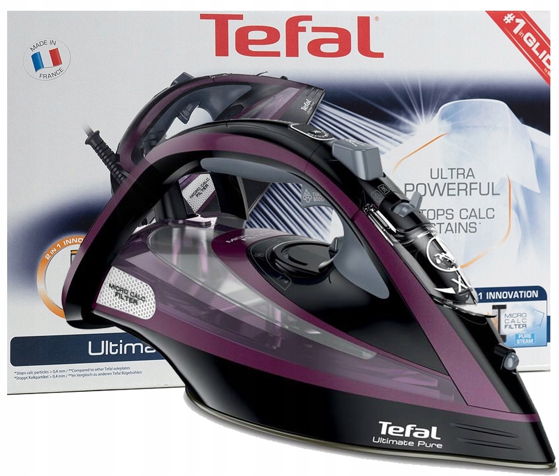Żelazko Tefal Ultimate Pure FV9835E0 3000 W parowe