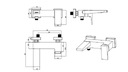 фото mini №16, Omnibuses fresh bathtub faucet chrome