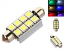 C10w led sv8.5 красный 12v canbus 42mm c3w c5w2, купить в Украине