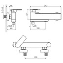 фото mini №6, Excellent actima pride bathtub faucet arex. 4005cr