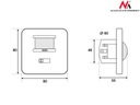 фото mini №9, Motion sensor lighting pir sound switch wall-mounted to blocks 4 gears