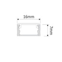 фото mini №3, Cap to profile aluminum led backlight line xl 7mm x 16mm black