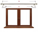 фото mini №3, Cornice double 300 centimeters / fi 19+ 19mm simple metallic 6 colors to select