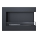 фото mini №4, Biofireplace suspended grilles delta 70 x 48 x 28 centimeters black