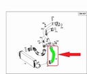 Трубка шланг интеркулера mercedes 220 cdi a24652813827, запчасти недорого
