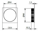 фото mini №3, Fasteners for doors si apre 5, 3 centimeters silvery