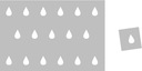 фото mini №8, Template painting reusable wallpaper drops 2