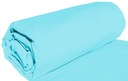 фото mini №1, Sheet with elastic band 140x200 turquoise cotton