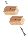 фото mini №7, 10x screw m6x120 з lbem cylindrical hexagonal screw furniture screw metric