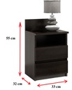 фото mini №3, Cabinet nocturnal n3 chest of drawers table nocturnal wenga
