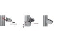 фото mini №4, Fasteners glass 50x40x26 faceting inox complete