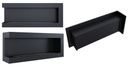 фото mini №4, Biofireplace black angular suspended delta left 1200+ glass aromatherapy