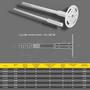 фото mini №4, Clips to polystyrene dowels - 24 centimeters 100 pcs