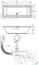фото mini №2, Trough riho lusso 190x80+ legs+ siphon price! ba59
