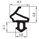 фото mini №4, Gasket window gaskets window for the window windows pvc s - 1172 aluplast