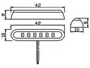 Освещение кабин tir автобус света led тюнинг 12 24v3, купить с разборки