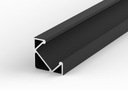 фото mini №12, Profile led backlight angular 17 x 17 x 13, 4 mm black
