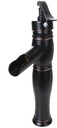 фото mini №4, Washbasin faucet retro high black royal