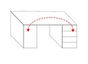 фото mini №9, Bunk bed raj 5 with a table with a table two mattresses + free of charge seat