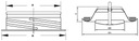 фото mini №8, Anemostat exhaust metallic round white exhaust lattice 160 mm+ frame