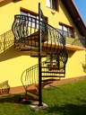 фото мини №6, Лестница изогнутый наружные balustrady кованые кузнец