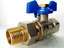 фото mini №3, Valve ball з screw 1/ 2" blue 070